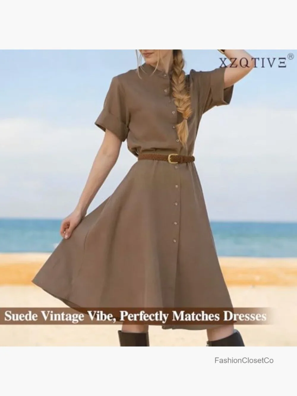 Braided Suede Belt Adjustable Woven Waist Belt Gold Buckle